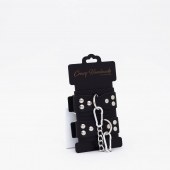 Черные кожаные оковы с регулируемыми ремешками - Crazy Handmade - купить с доставкой в Невинномысске