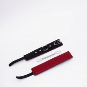 Черно-красные кожаные оковы - Crazy Handmade - купить с доставкой в Невинномысске