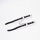 Бело-красные кожаные оковы - Crazy Handmade - купить с доставкой в Невинномысске