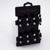 Черные кожаные наручники из звеньев - Crazy Handmade - купить с доставкой в Невинномысске