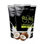 Набор из 3 съедобных лубрикантов JUJU со вкусом кокоса - JuJu - купить с доставкой в Невинномысске