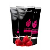 Набор из 3 съедобных лубрикантов JUJU со вкусом малины - JuJu - купить с доставкой в Невинномысске