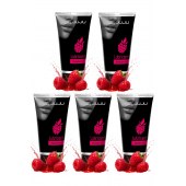 Набор из 5 съедобных лубрикантов JUJU со вкусом малины - JuJu - купить с доставкой в Невинномысске