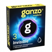 Супертонкие презервативы Ganzo Invisible - 3 шт. - Ganzo - купить с доставкой в Невинномысске