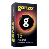 Классические презервативы с обильной смазкой Ganzo Classic - 15 шт. - Ganzo - купить с доставкой в Невинномысске