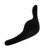 Чёрное эрекционное виброкольцо Thimble - Baile - в Невинномысске купить с доставкой