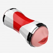 Двусторонний мастурбатор в колбе Power Grip Cup - вагина и ротик - Boys of Toys - в Невинномысске купить с доставкой