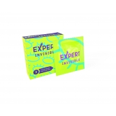 Ультратонкие презервативы Expert Invisible - 3 шт. - Expert - купить с доставкой в Невинномысске