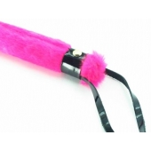 Нежная плеть с розовым мехом BDSM Light - 43 см. - БДСМ Арсенал - купить с доставкой в Невинномысске
