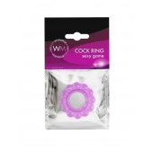 Лиловое эрекционное кольцо с 2 рядами стимулирующих шариков - Erowoman-Eroman - в Невинномысске купить с доставкой