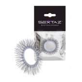 Круглое эрекционное кольцо с «ресничками» - Sextaz - в Невинномысске купить с доставкой