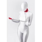 Красный ошейник с подкладкой из меха - ToyFa - купить с доставкой в Невинномысске