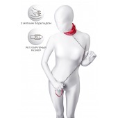 Красный ошейник с подкладкой из меха - ToyFa - купить с доставкой в Невинномысске