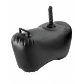 Черное надувное кресло с платформой для фиксации дилдо Body Dock Inflatable Love Seat - Pipedream - купить с доставкой в Невинномысске