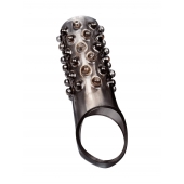 Дымчатая насадка на пенис с выпуклостями - 12 см. - Sex Expert - в Невинномысске купить с доставкой