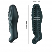 Серая силиконовая насадка на пенис с подхватом Manwan Ryzer - Manwan - в Невинномысске купить с доставкой