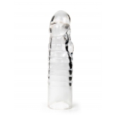 Прозрачная закрытая насадка на член - 15 см. - Sex Expert - в Невинномысске купить с доставкой