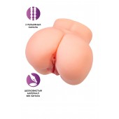 Реалистичный мастурбатор в форме попки с двумя любовными входами - No Name - в Невинномысске купить с доставкой