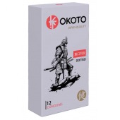 Точечные презервативы OKOTO Dotted - 12 шт. - Sitabella - купить с доставкой в Невинномысске