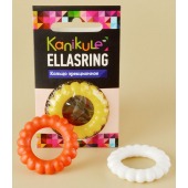 Цветное рельефное эрекционное кольцо Ellasring - Sitabella - в Невинномысске купить с доставкой