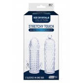 Набор из 2 прозрачных насадок на член Seductive Tickler Sleeves Set - NMC - в Невинномысске купить с доставкой