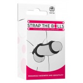 Черная эрекционная насадка Strap The Balls - NMC - в Невинномысске купить с доставкой