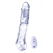 Прозрачная насадка-удлинитель Length Enhancer With Bullet с подхватом - 22,3 см. - NMC - в Невинномысске купить с доставкой