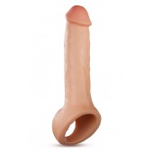 Телесная насадка-удлинитель Thrive 8.75 Inch Realistic Penis Extender Sleeve - 22,2 см. - Blush Novelties - в Невинномысске купить с доставкой