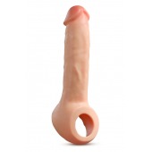 Телесная насадка-удлинитель Thrive 8.75 Inch Realistic Penis Extender Sleeve - 22,2 см. - Blush Novelties - в Невинномысске купить с доставкой