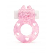 Розовое эрекционное виброкольцо в форме зайчика - 1137 - в Невинномысске купить с доставкой