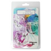 Набор из 3 эрекционных прозрачных колец - Boys of Toys - в Невинномысске купить с доставкой