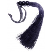 Черная силиконовая плетка - 25,4 см. - Boys of Toys - купить с доставкой в Невинномысске