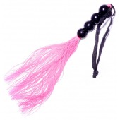 Розовая силиконовая плеть - 35,5 см. - Boys of Toys - купить с доставкой в Невинномысске