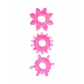 Комплект из трех розовых эрекционных колец - Erowoman-Eroman - в Невинномысске купить с доставкой