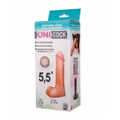 Фаллическая насадка Харнесс UNICOCK 5,5  - 17 см. - LOVETOY (А-Полимер) - купить с доставкой в Невинномысске