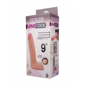 Фаллическая насадка Харнесс UNICOCK 9  - 24 см. - LOVETOY (А-Полимер) - купить с доставкой в Невинномысске
