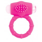 Розовое эрекционное виброкольцо A-toys - A-toys - в Невинномысске купить с доставкой