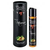 Массажное масло с ароматом экзотических фруктов Huile de Massage Gourmande Fruits Exotiques - 59 мл. - Plaisir Secret - купить с доставкой в Невинномысске