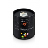Массажная свеча с ароматом бубль-гума Bougie de Massage Gourmande Bubble Gum - 80 мл. - Plaisir Secret - купить с доставкой в Невинномысске
