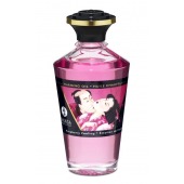 Массажное интимное масло с ароматом малины - 100 мл. - Shunga - купить с доставкой в Невинномысске