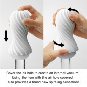 Мастурбатор FLEX Rocky Black с плотным рельефом - Tenga - в Невинномысске купить с доставкой