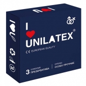 Ультрапрочные презервативы Unilatex Extra Strong - 3 шт. - Unilatex - купить с доставкой в Невинномысске