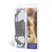 Кольцо на член и мошонку Cock Ring With 2  Ball Stretcher And Optional Weight Ring - BlueLine - в Невинномысске купить с доставкой