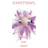 Розовое эрекционное виброколечко Emotions Minnie Light pink - Lola Games - в Невинномысске купить с доставкой