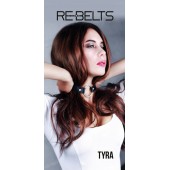 Чёрный кожаный чокер-кляп Tyra Black - Rebelts - купить с доставкой в Невинномысске