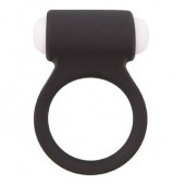 Чёрное эрекционное виброкольцо LIT-UP SILICONE STIMU RING 3 BLACK - Dream Toys - в Невинномысске купить с доставкой
