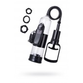 Вакуумная помпа A-toys с вибропулей и эрекционными кольцами - A-toys - в Невинномысске купить с доставкой