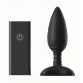 Чёрная вибровтулка NEXUS ACE SMALL с дистанционным управлением - 10 см. - Nexus Range