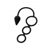 Тройное эрекционное кольцо с анальным хвостом Drop S-size - Erotist Adult Toys - в Невинномысске купить с доставкой