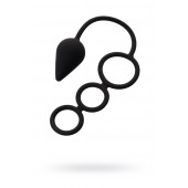 Тройное эрекционное кольцо с анальным хвостом Drop M-size - Erotist Adult Toys - в Невинномысске купить с доставкой